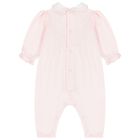 Baby Girls Pink Romper Set, 1, hi-res