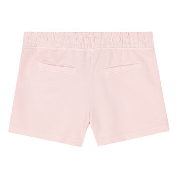 Girls Pink Logo Shorts