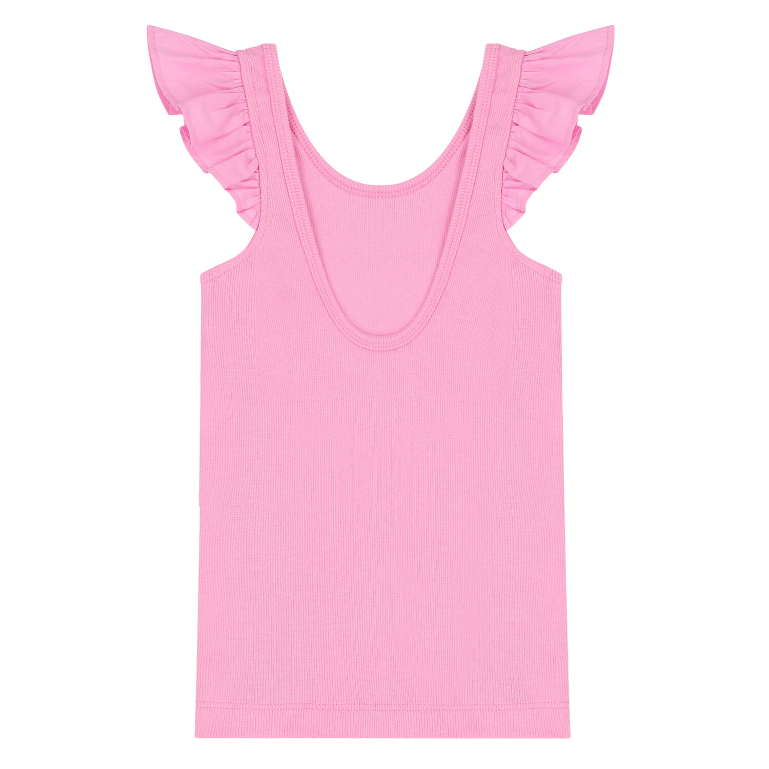 Girls Pink Ruffled Top, 1, hi-res image number null