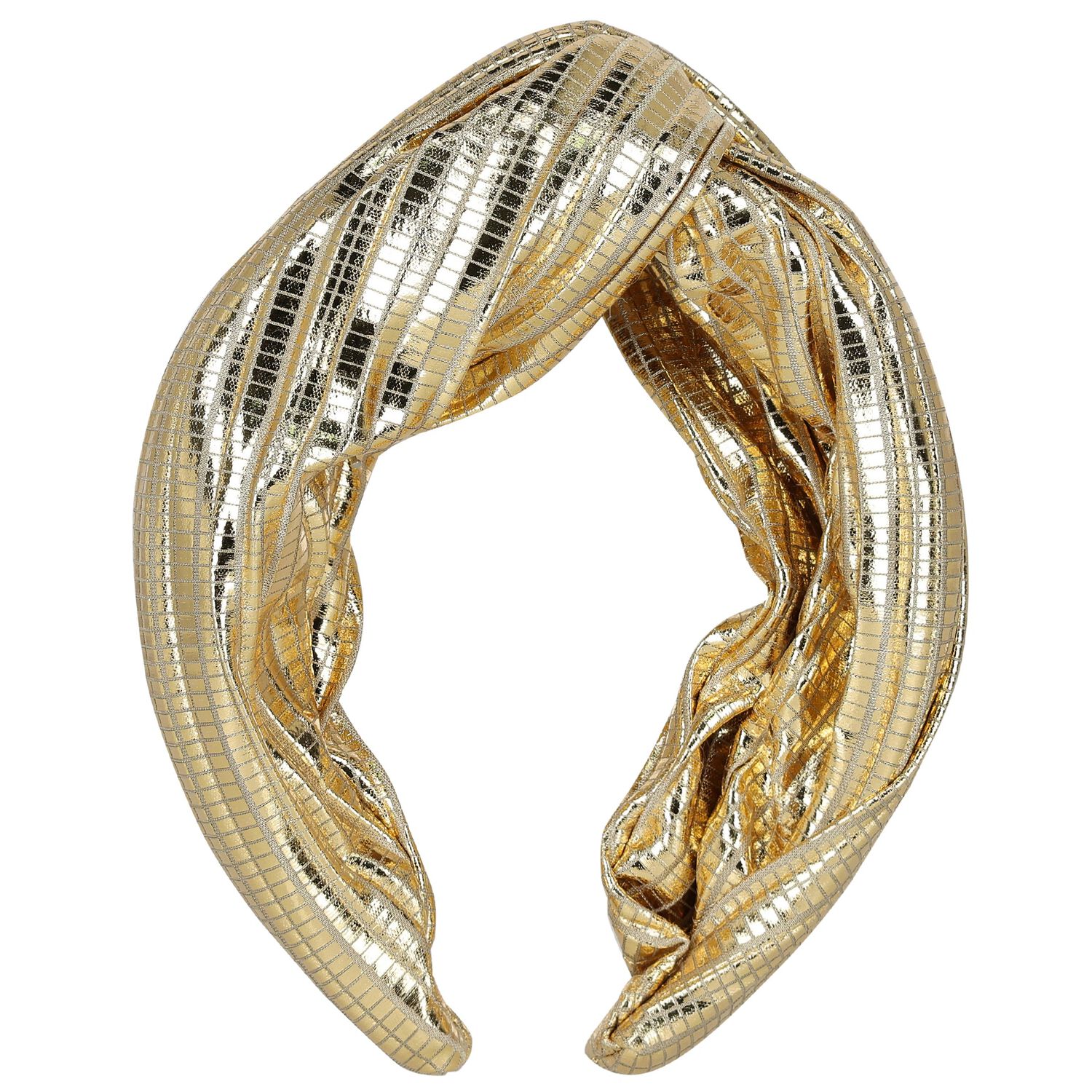 Girls Metallic Gold Headband, 1, hi-res image number null