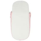 Girls Pink & White Stars Baby Pram Nest, 1, hi-res