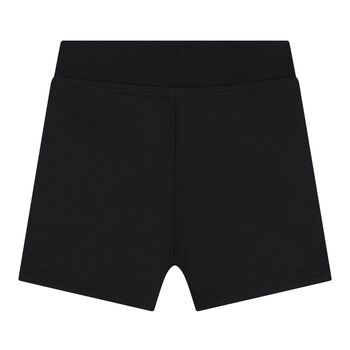 Baby Boys Black & Beige Check Shorts
