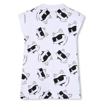 Girls White Choupette Dress