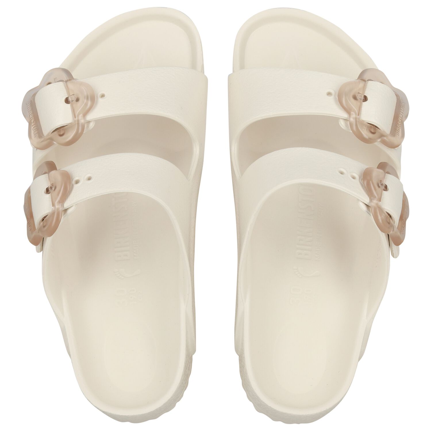 Girls Ivory Arizona Sandals, 1, hi-res