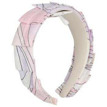 Girls Pink & Lilac Headband