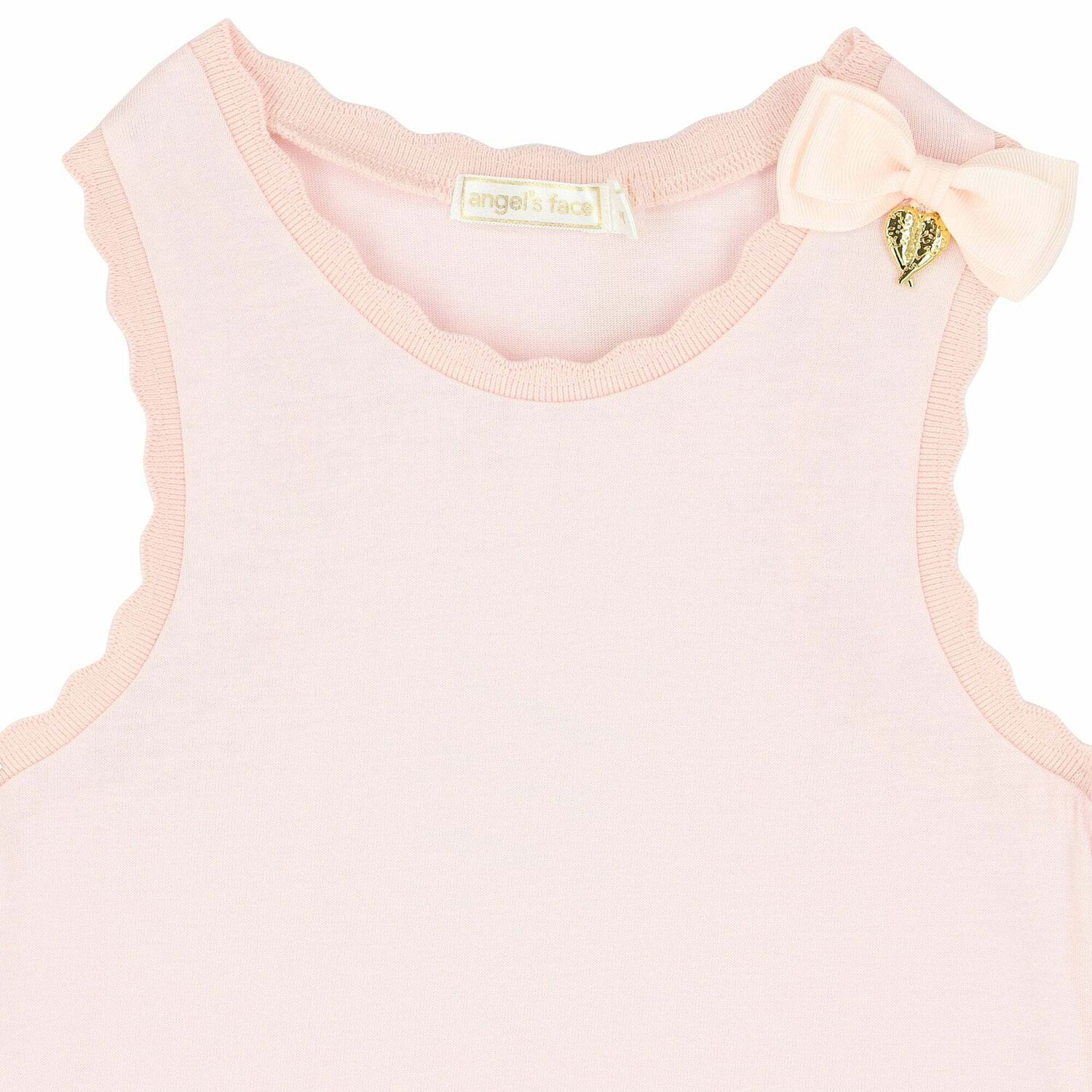 Girls Pink Sleeveless Top, 1, hi-res
