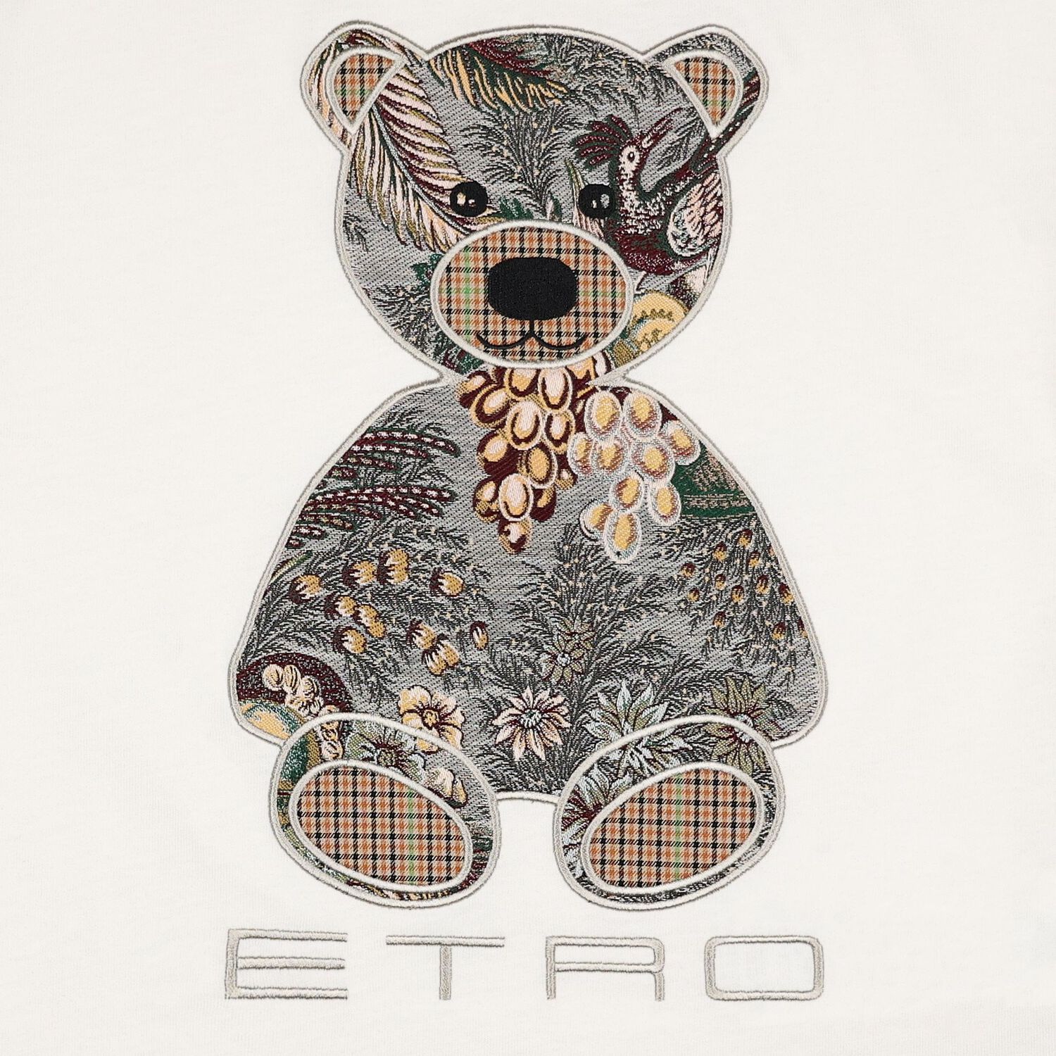 Ivory Teddy Bear Logo T-Shirt, 1, hi-res
