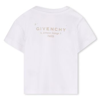 Younger Girls White Logo T-Shirt