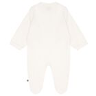 Ivory & Gold Logo Babygrow, 1, hi-res