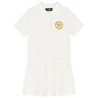 Girls Ivory Polo Dress, 1, hi-res