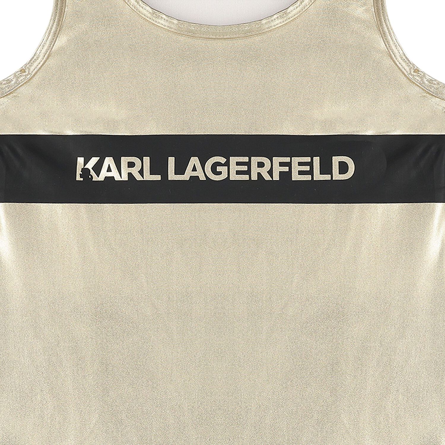 Girls Gold Logo Swimsuit, 1, hi-res image number null