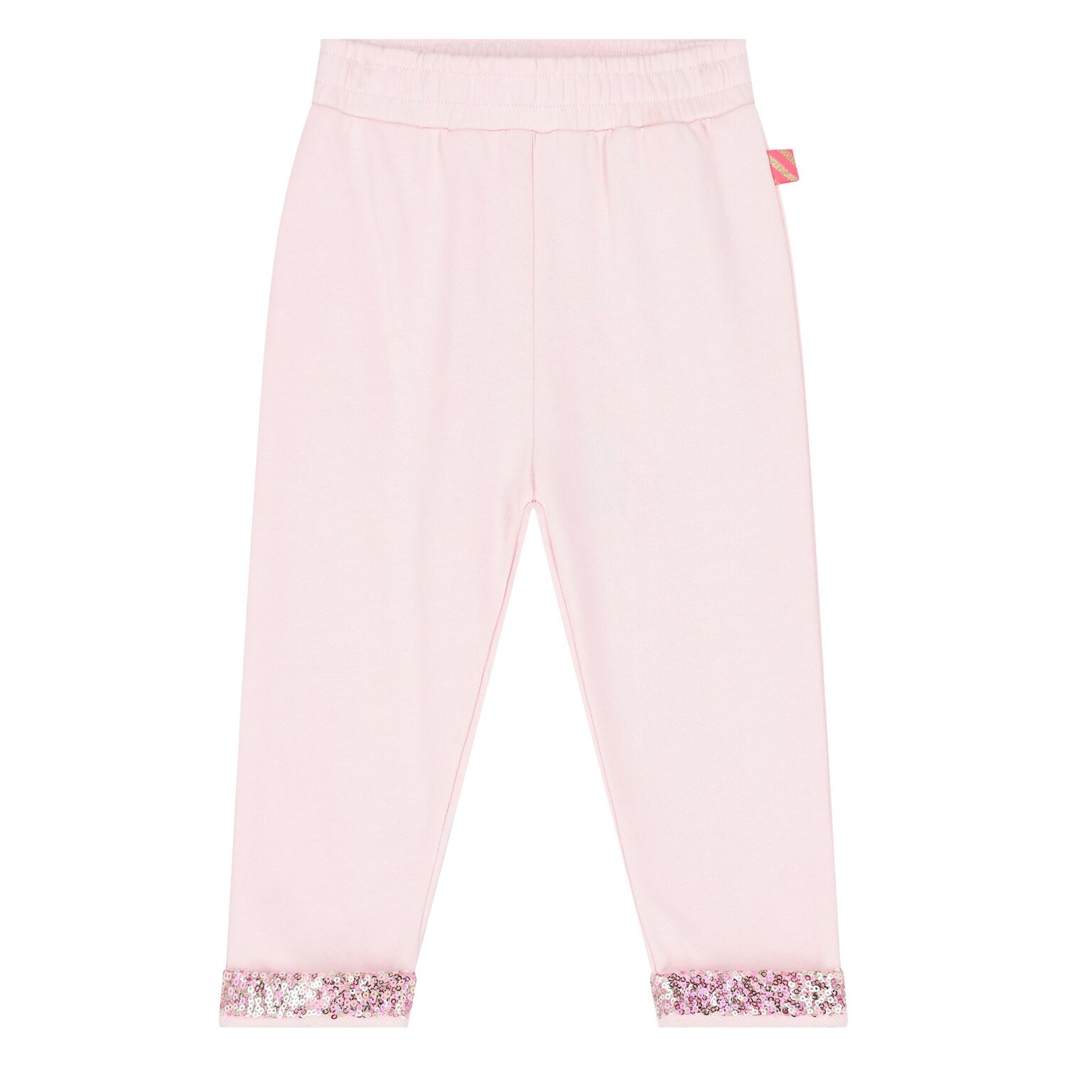 Younger Girls Pink Sequin Joggers, 1, hi-res image number null