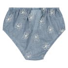 Baby Girls Blue Floral Dress Set, 1, hi-res