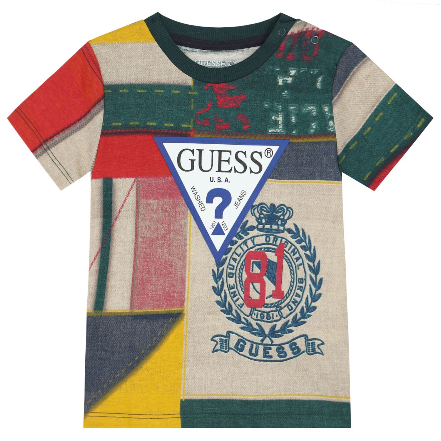 Younger Boys Multi-Coloured Logo Shorts Set, 2, hi-res