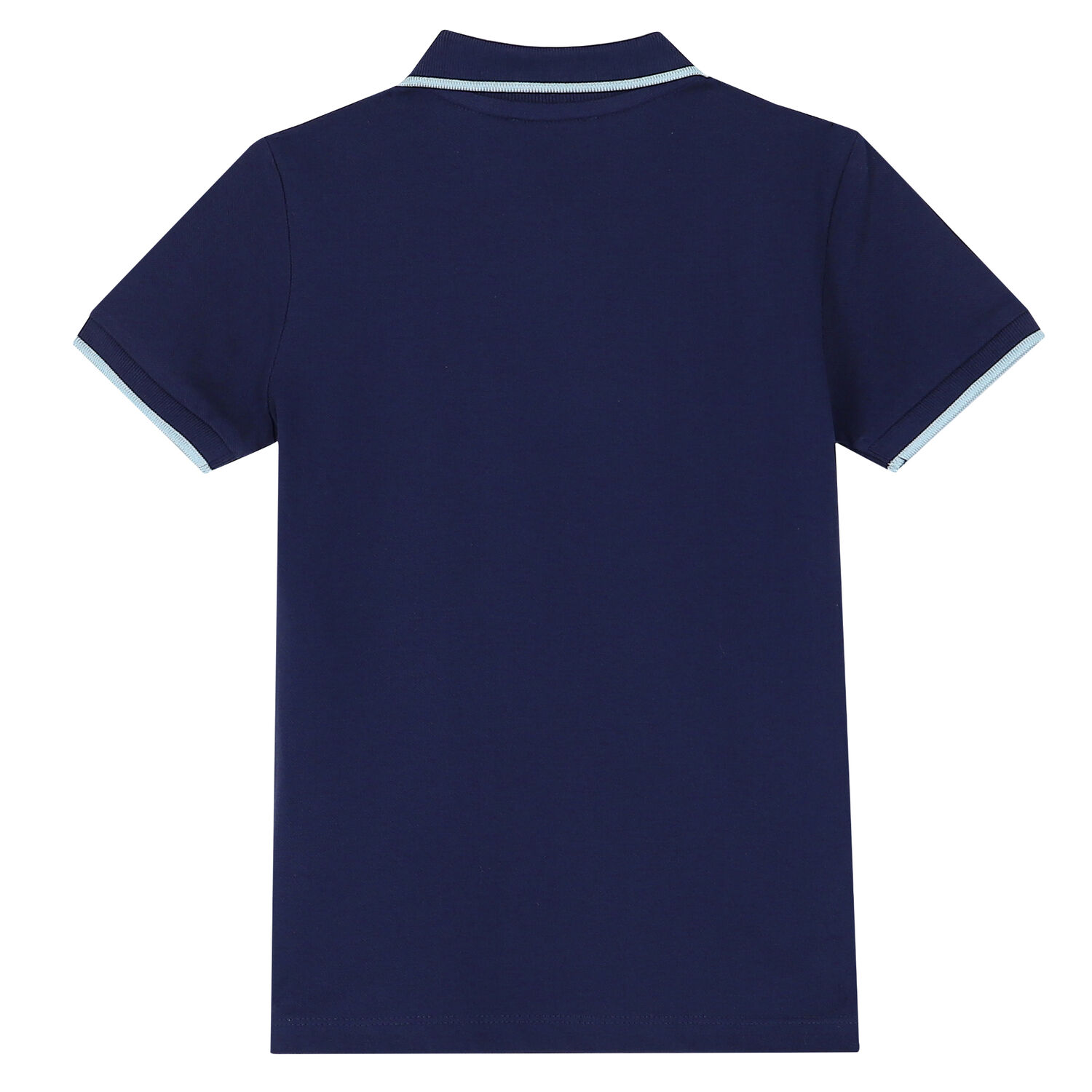 Boys Navy Logo Polo Shirt, 3, hi-res