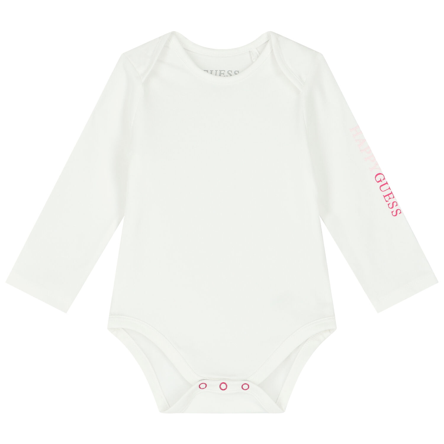Baby Girls Pink & White Dungaree Set, 1, hi-res