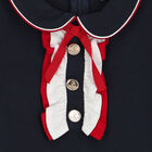 Girls Navy Blue Polo Dress, 1, hi-res