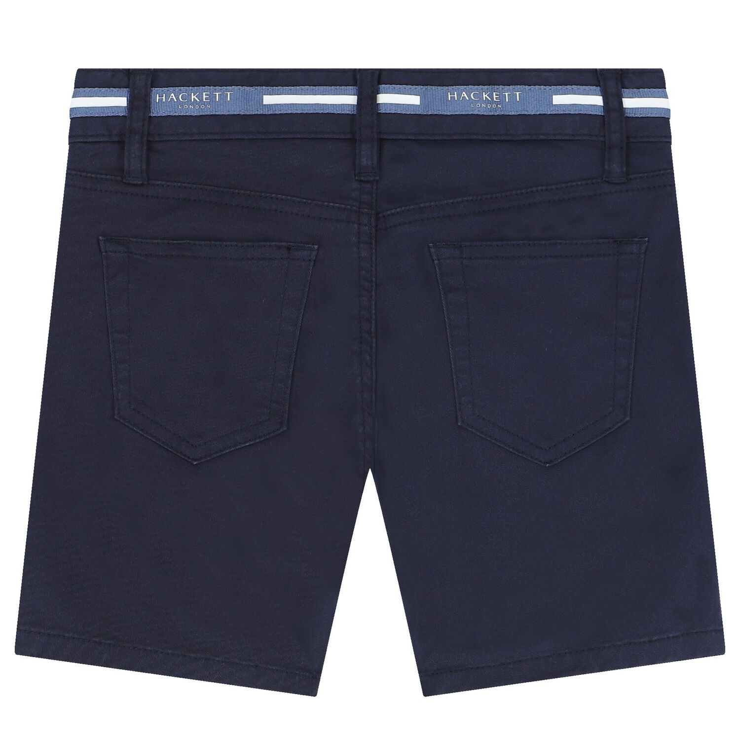 Boys Navy Blue Logo Shorts, 2, hi-res