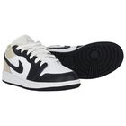 Black, White & Ivory Air Jordan 1 Low Trainers, 4, hi-res