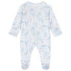 Baby Boys White & Blue Africa Babygrow Gift Set, 1, hi-res