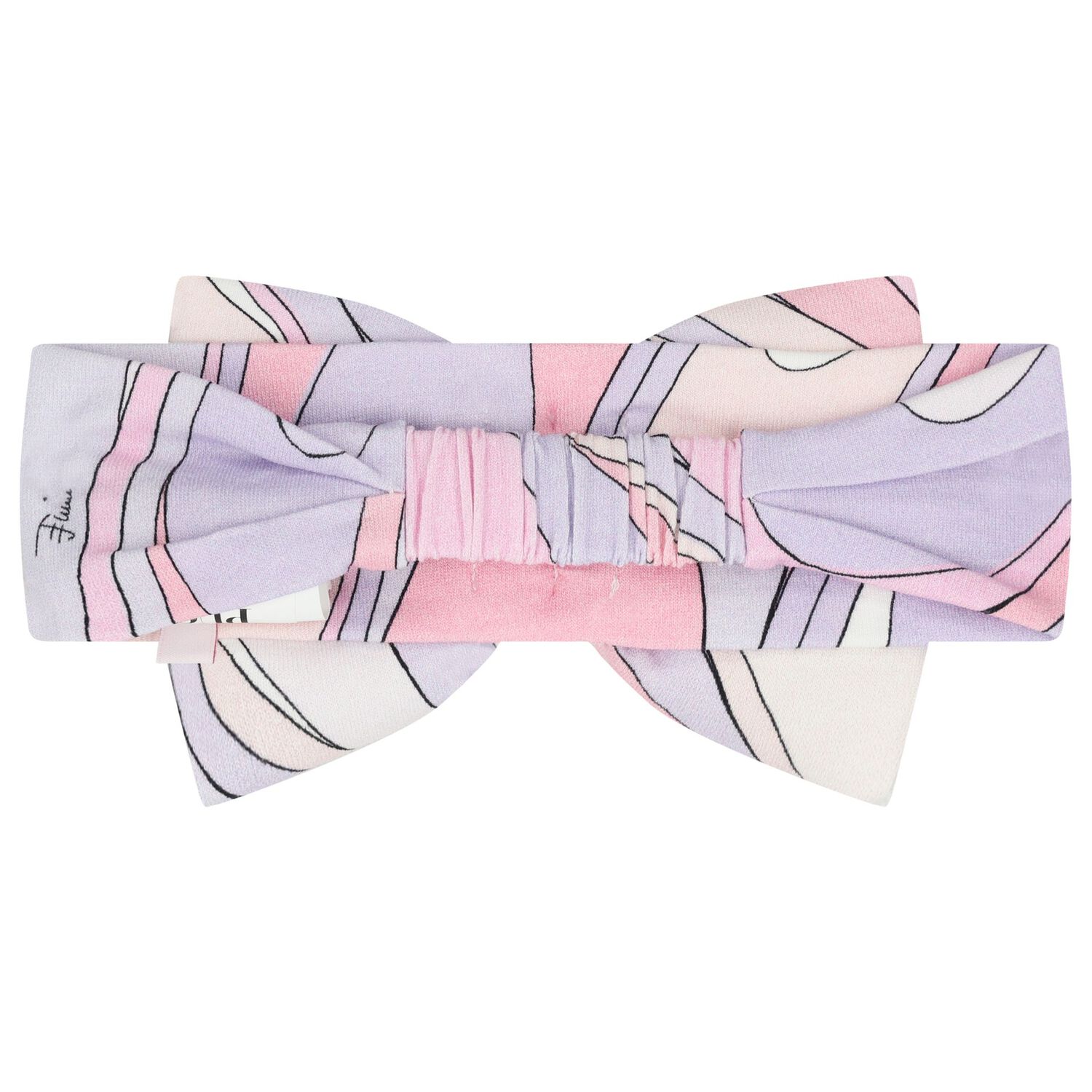 Baby Girls Pink & Purple Bow Headband, 1, hi-res