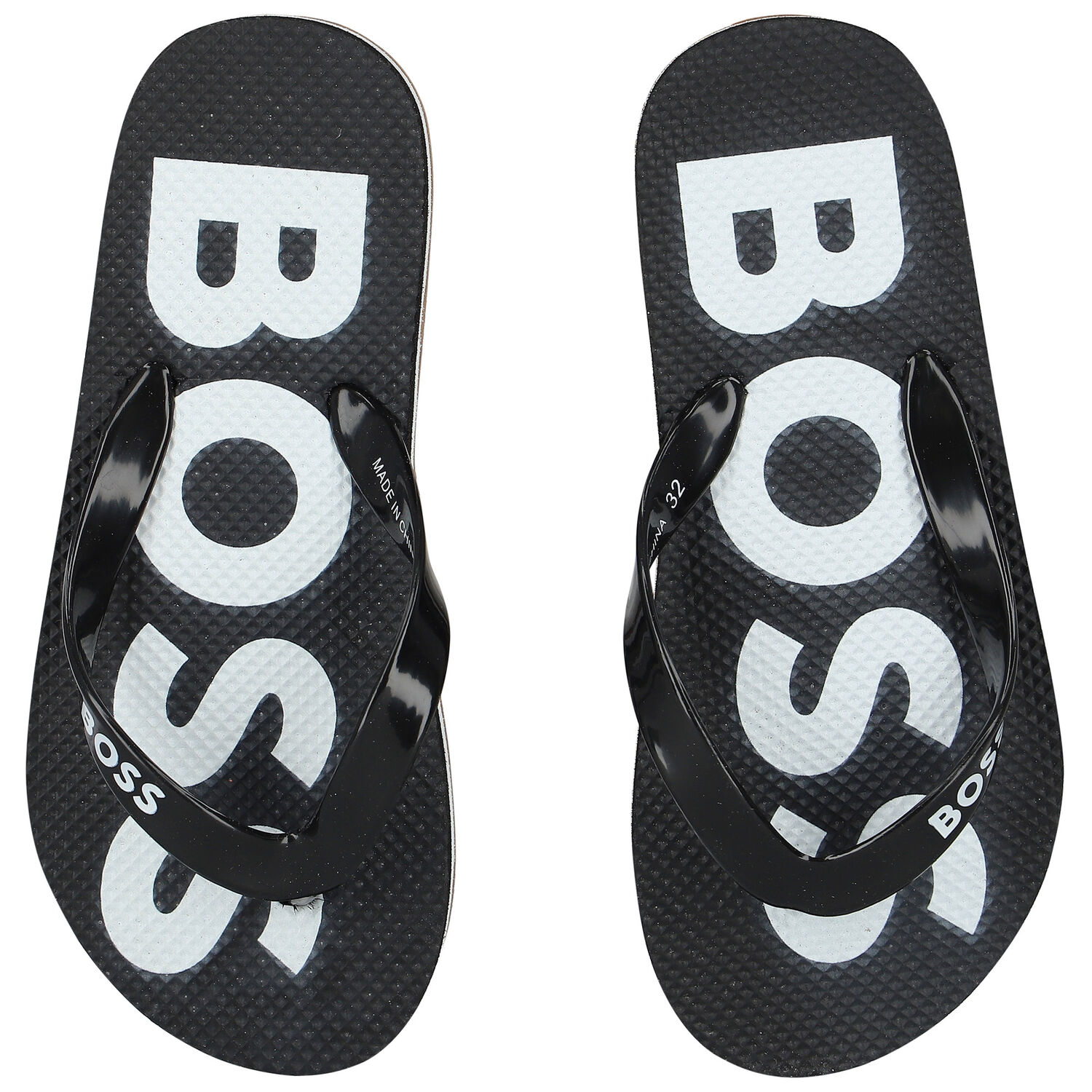 Black Logo Flip-Flops, 1, hi-res image number null