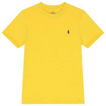Boys Yellow Logo T-Shirt