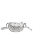 Girls Silver Logo Crossbody Bag, 1, hi-res