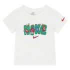 Younger Boys White Logo T-Shirt, 1, hi-res