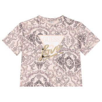 Girls Pink Logo T-Shirt