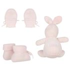 Baby Girls Pink Mittens & Booties Gift Set, 2, hi-res