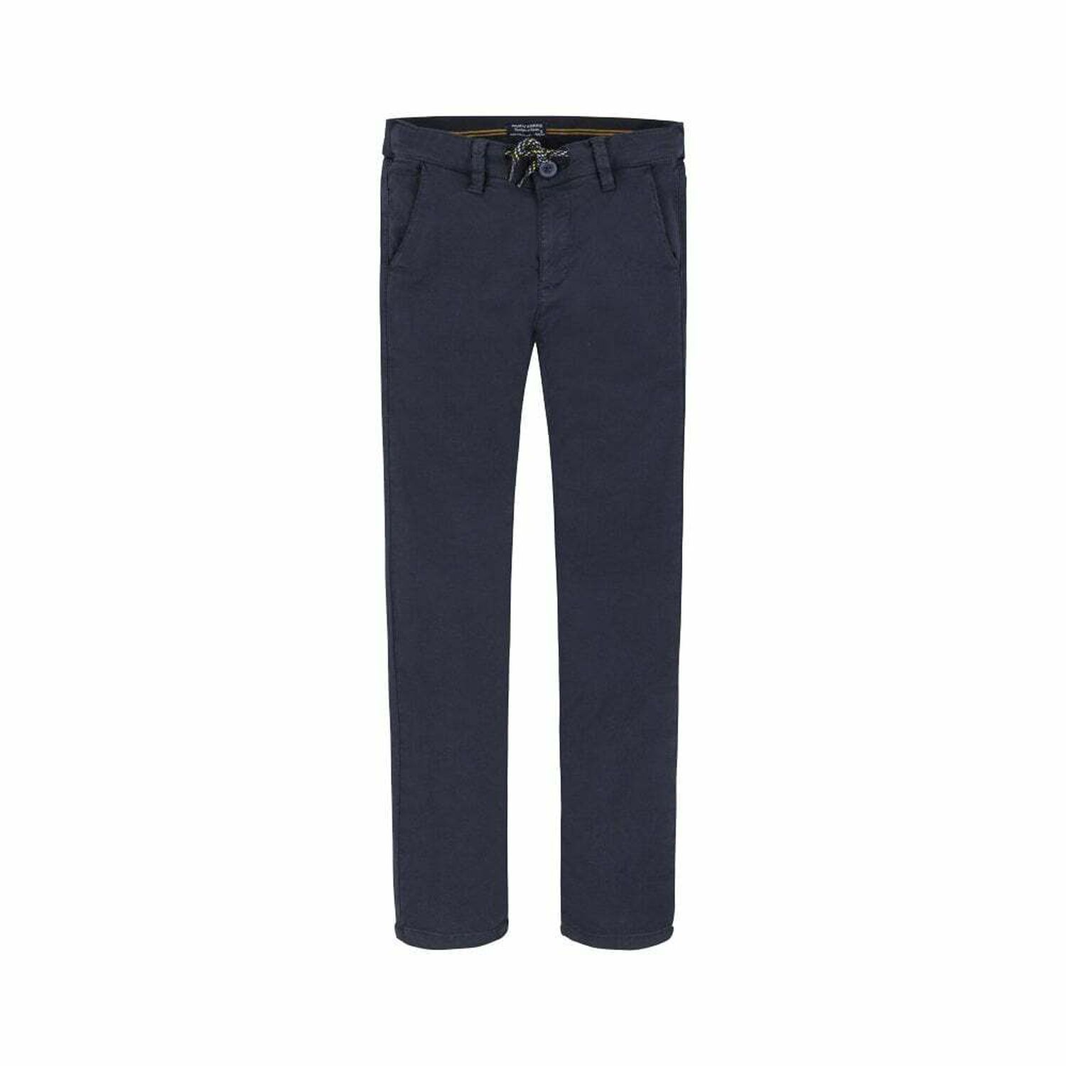 Boys Blue Chino Trousers, 1, hi-res