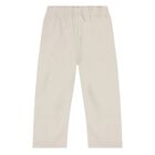 Younger Boys Beige, Ivory & Black Tracksuit ( 3 Piece ), 1, hi-res