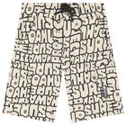 Boys Ivory & Black Cargo Style Shorts, 1, hi-res