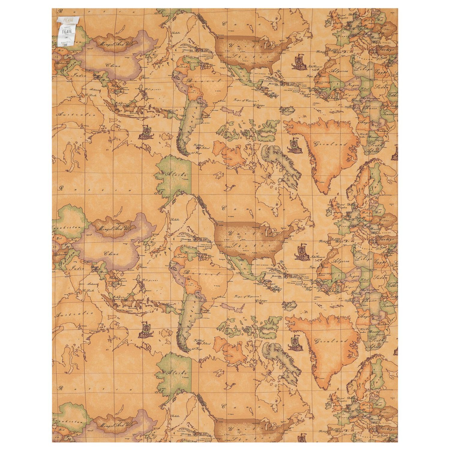 Ivory & Beige Geo Map Babygrow Gift Set, 1, hi-res