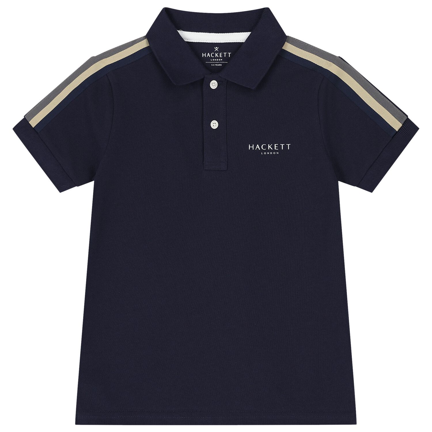 Boys Navy Blue Logo Polo Shirt, 1, hi-res image number null