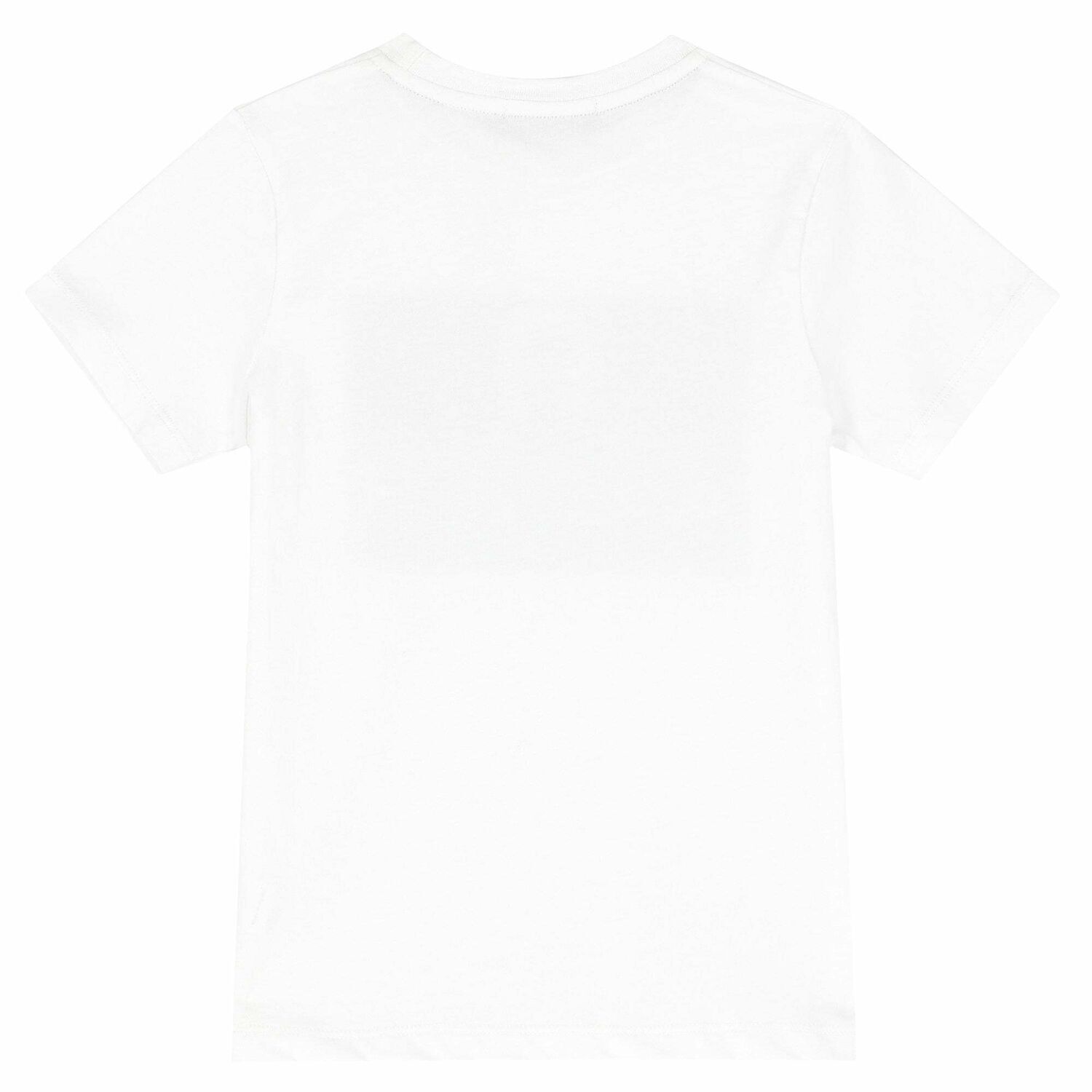 Boys White Logo T-Shirt, 1, hi-res
