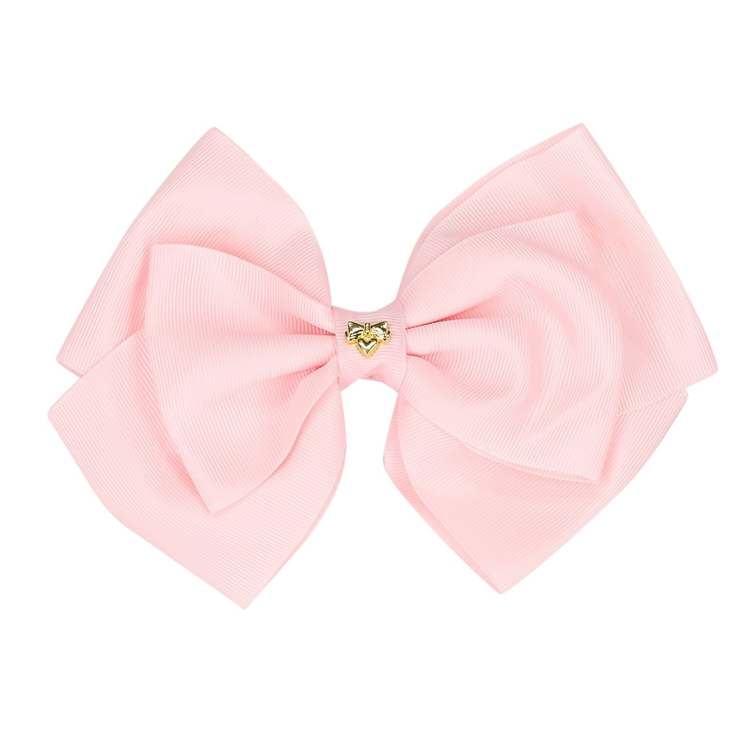 Girls Pink Bow Hairclip, 1, hi-res