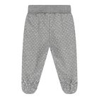 Baby Girls Ivory and Grey 2 Piece Babygrow, 1, hi-res