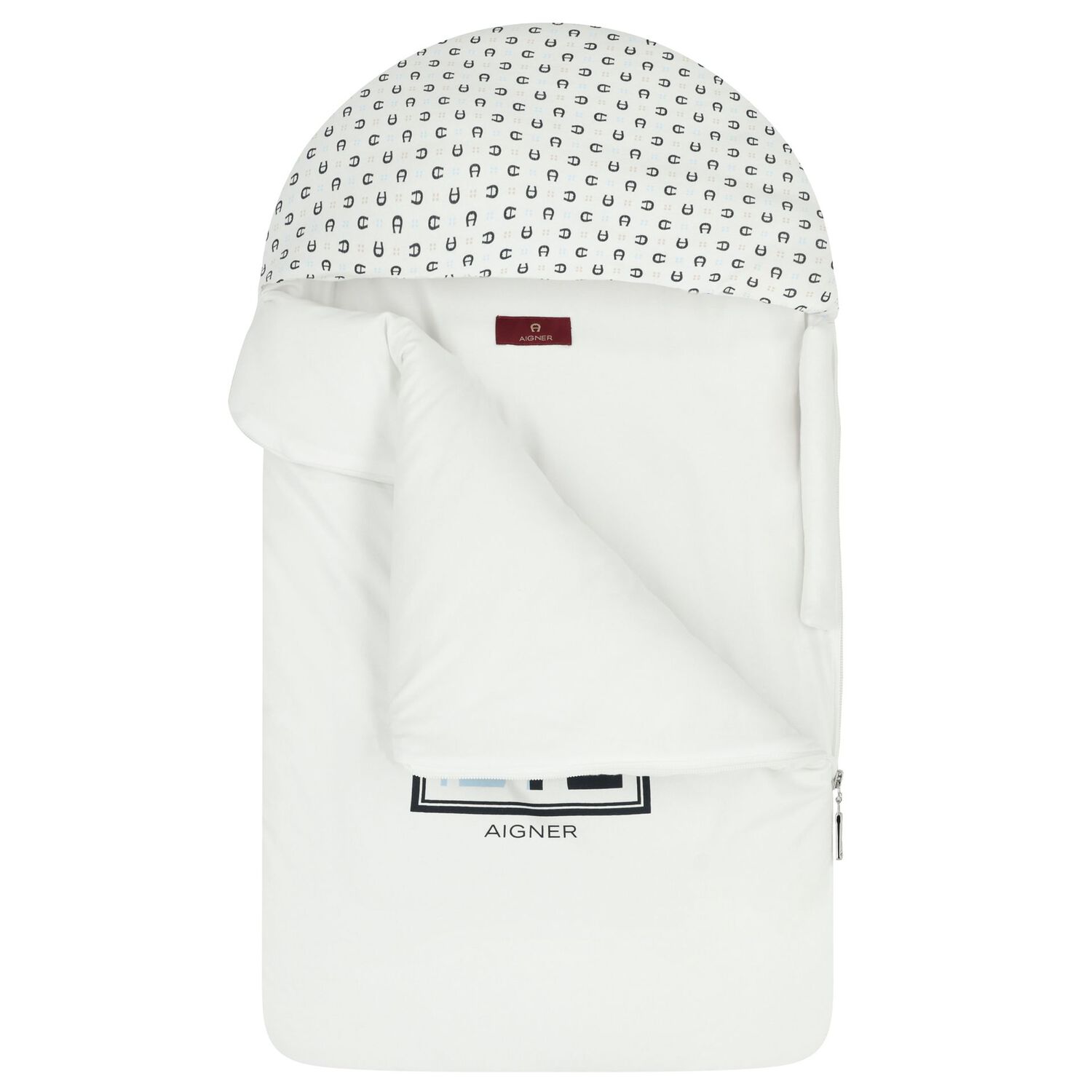 Baby Boys White Logo Nest , 1, hi-res