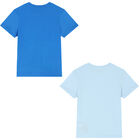 Boys Blue Logo T-Shirts ( 2-Pack ), 2, hi-res