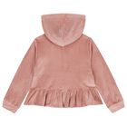 Girls Pink Velour Tracksuit Set  ( 3 Piece ), 2, hi-res