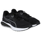 Boys Black Twitch Runner Trainers, 1, hi-res