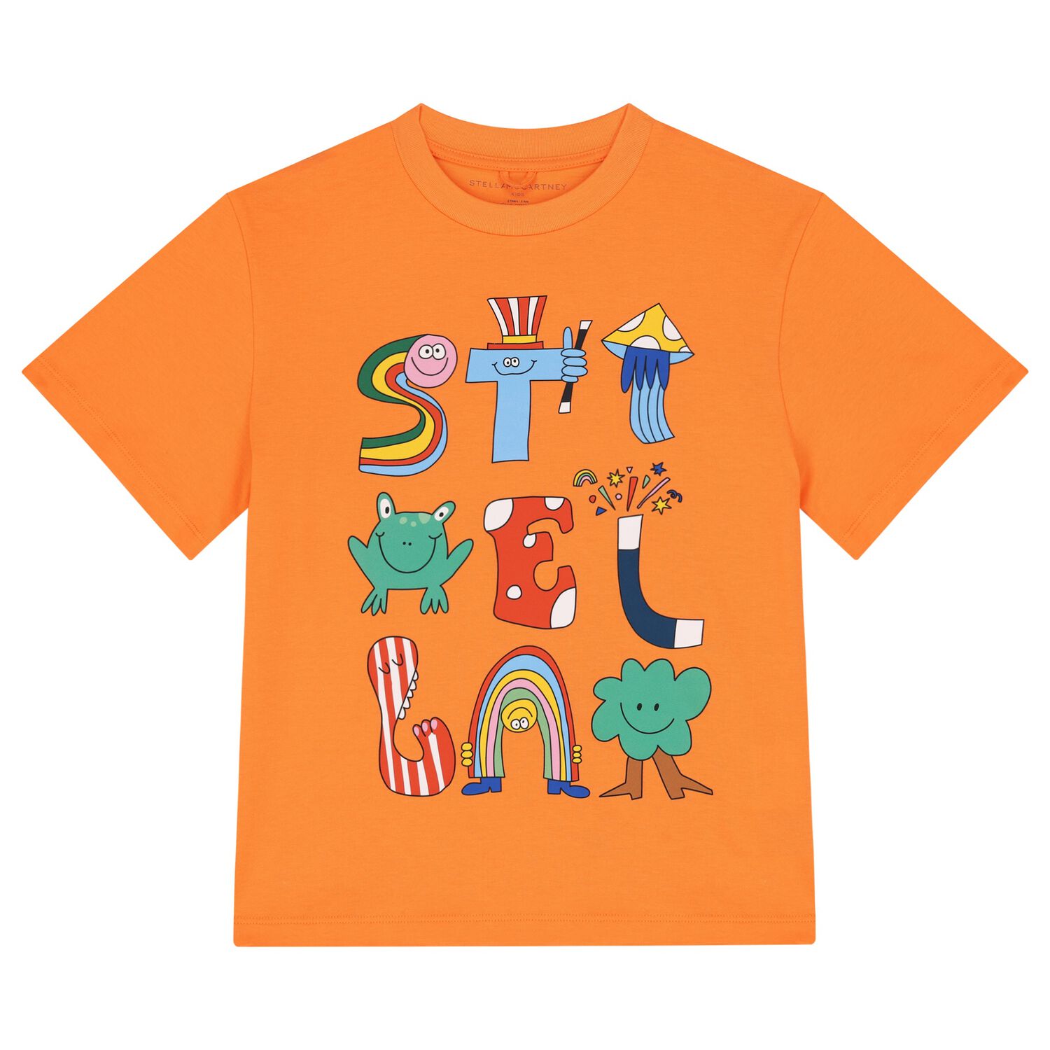 Boys Orange Logo T-Shirt, 1, hi-res image number null