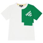 White & Green Logo T-Shirt, 2, hi-res