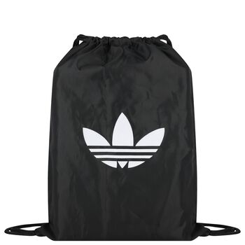 Black Trefoil Logo Gym Sack