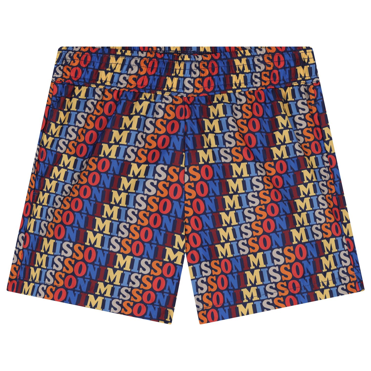 Boys Blue Logo Swim Shorts, 1, hi-res