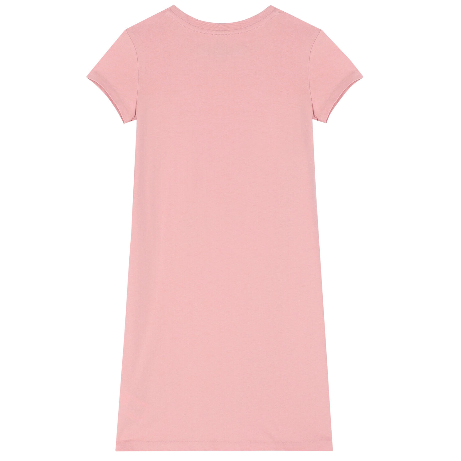 Girls Pink Bear Logo Dress, 1, hi-res
