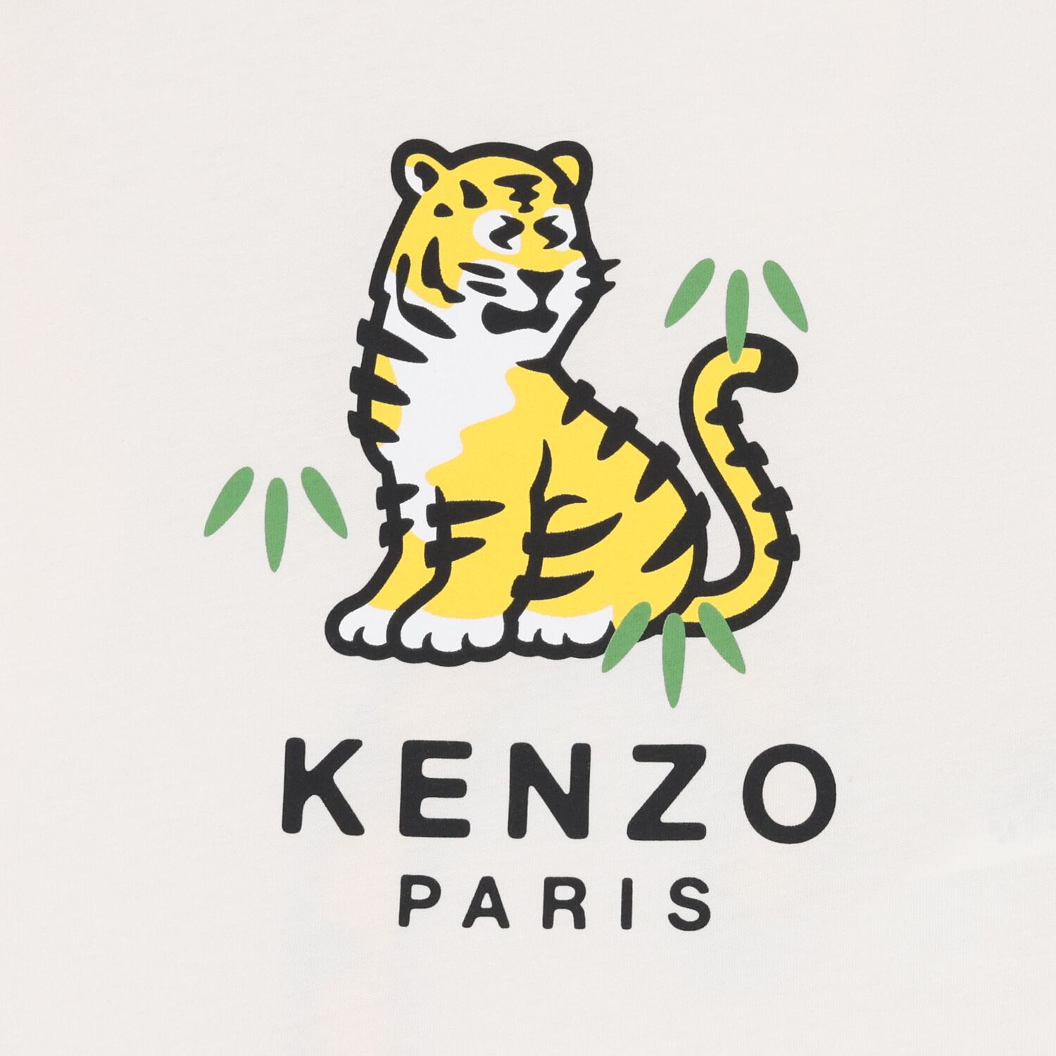 Younger Ivory Tiger Logo Long Sleeve Top, 1, hi-res