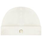 Ivory & Gold Logo Baby Hat, 1, hi-res